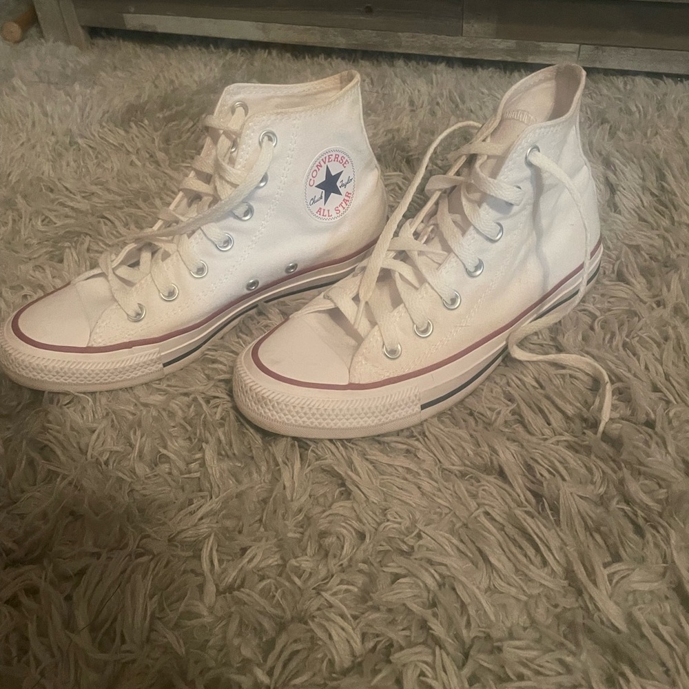 white high top converse